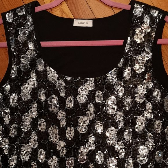 Laura Sequined Tank - Picture 2 of 4